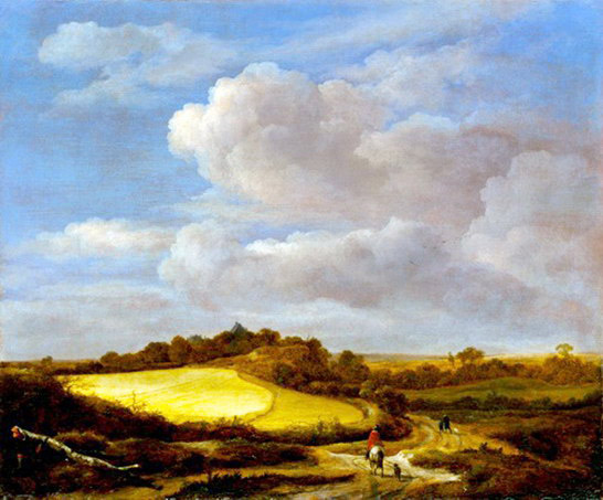 Le champ de blé de 
Jacob Van Ruisdael
